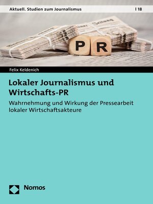 cover image of Lokaler Journalismus und Wirtschafts-PR